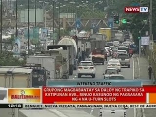 Grupong magbabantay sa daloy ng trapiko sa Katipunan Ave., binuo