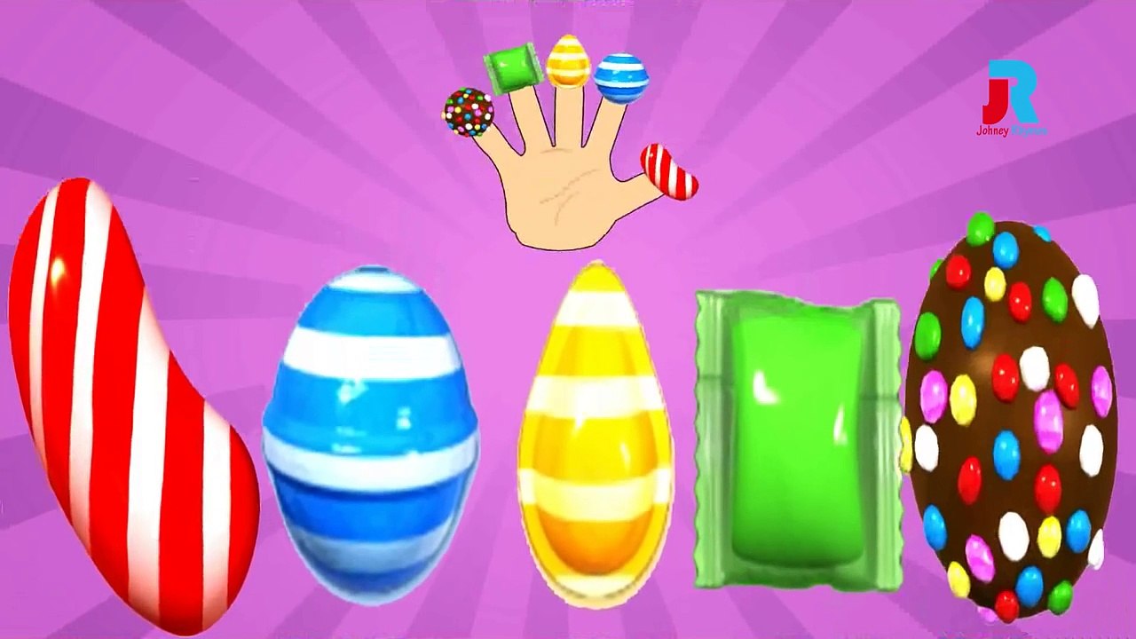 CANDY CRUSH SAGA Finger Family Cartoon Animation Nursery Rhymes For Children