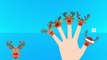 Рождество оленей Finger семья потешки | олень мультфильм Finger семейные песни для детей