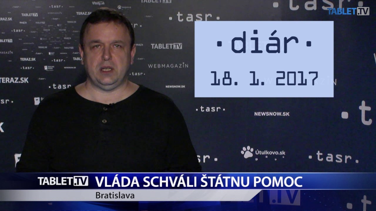 DIÁR: Vláda schváli štátnu pomoc