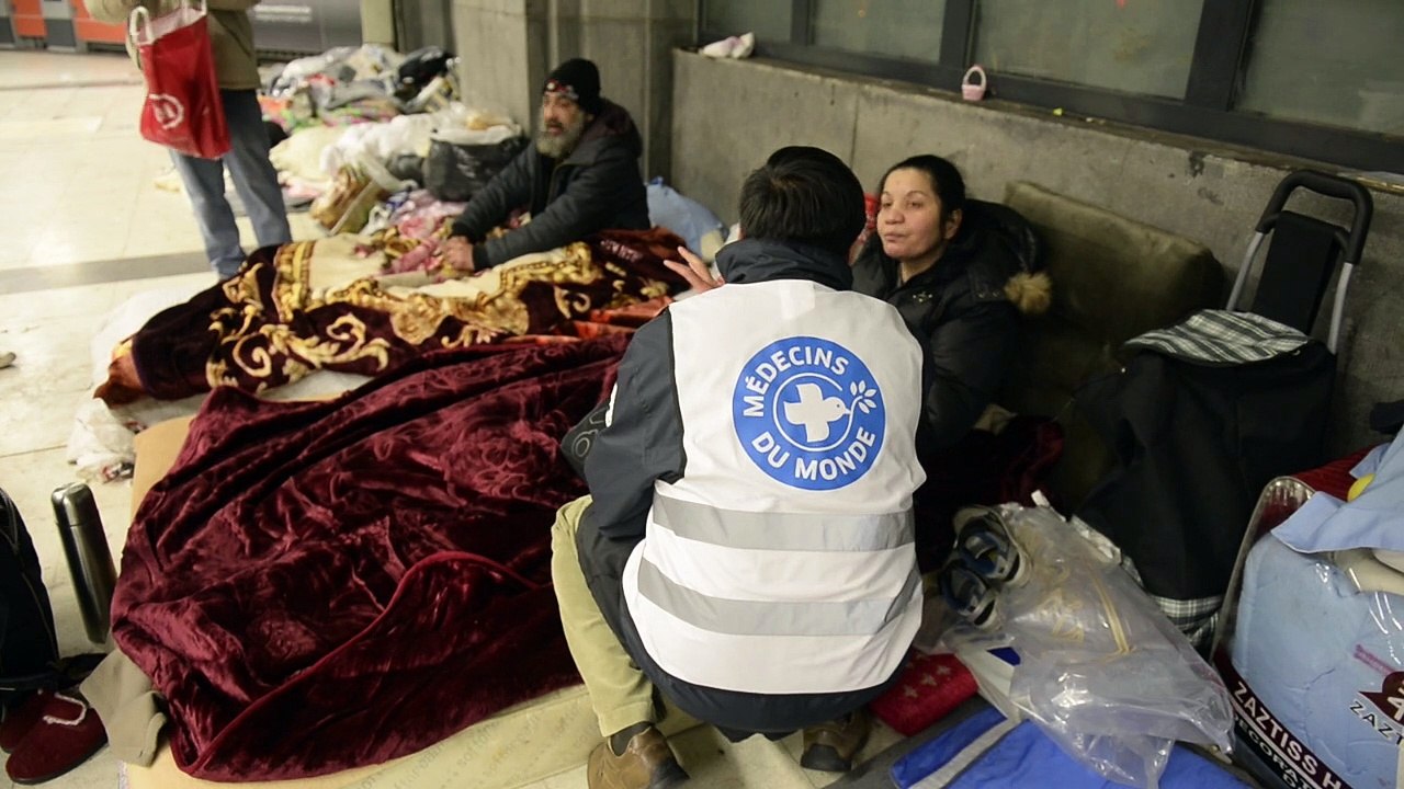 migrants sdf maraude Médecins du Monde