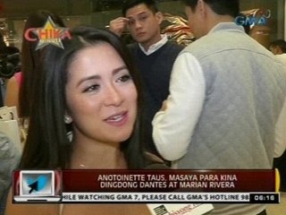 24 Oras: Antoinette Taus, masaya sa engagement ng ex-boyfriend na si Dingdong kay Marian