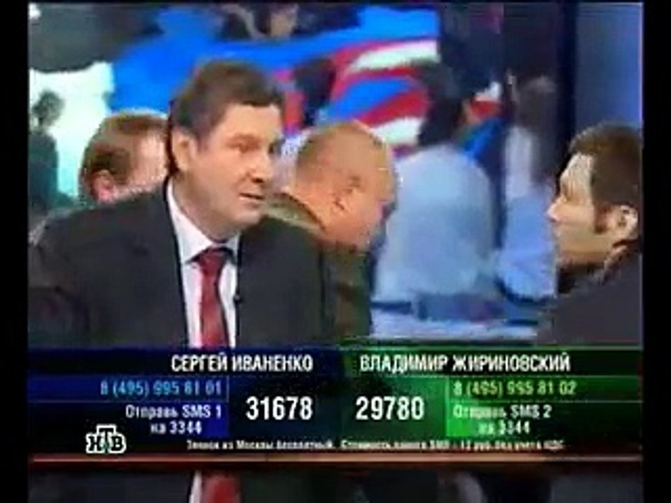 Жириновский драка с генералом войск