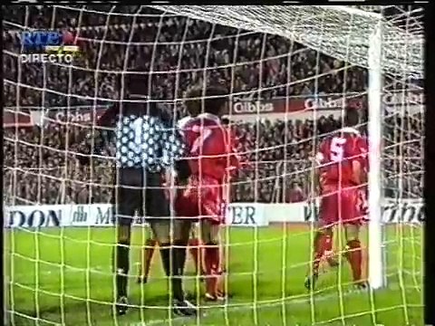 01.03.1994 - 1993-1994 UEFA Cup Winners' Cup Quarter Final 1st Leg Benfica 1-1 Bayer 04 Leverkusen