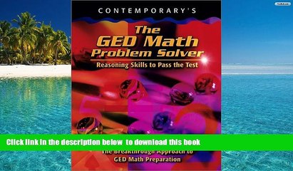 PDF [DOWNLOAD] The GED Math Problem Solver (GED Calculators) [DOWNLOAD] ONLINE