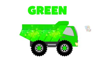 Coloring Big Trucks Learn Colors   Video Learning for Kids, Children vesves Toddlers