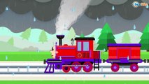 Cartoon for children - Learning to count - Trains for children video. Episode 55