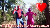 SPIDERMAN & PINK SPIDERGIRL Dream Wedding! Real Proposal Funny Superhero Movie in Real Life SHMIRL