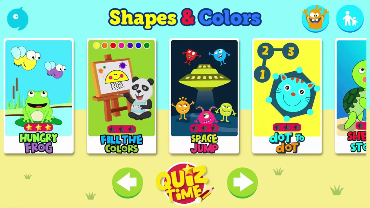 Colors for Kids to Learn with Shapes - Colours for Children & Baby to Learn - Learning Videos