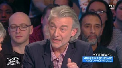 "TPMP" : Gilles Verdez outré qu'Arthur ait publié ses messages privés (Vidéo)
