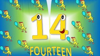 Numbers 11 to 20 For Children With Song, Números en Inglés del 11 al 20 para Niños