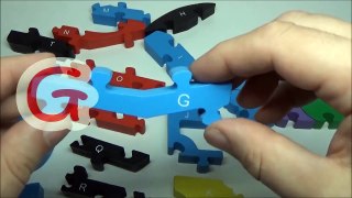 Learning ALPHABET with WOODEN PUZZLE Thomas the Tank Engine Puzzle Toy VOL 7