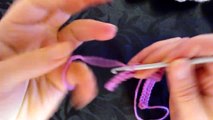 P2 My Easy Crochet Breast Cancer Awareness Ribbon Basket Handle Tutorial