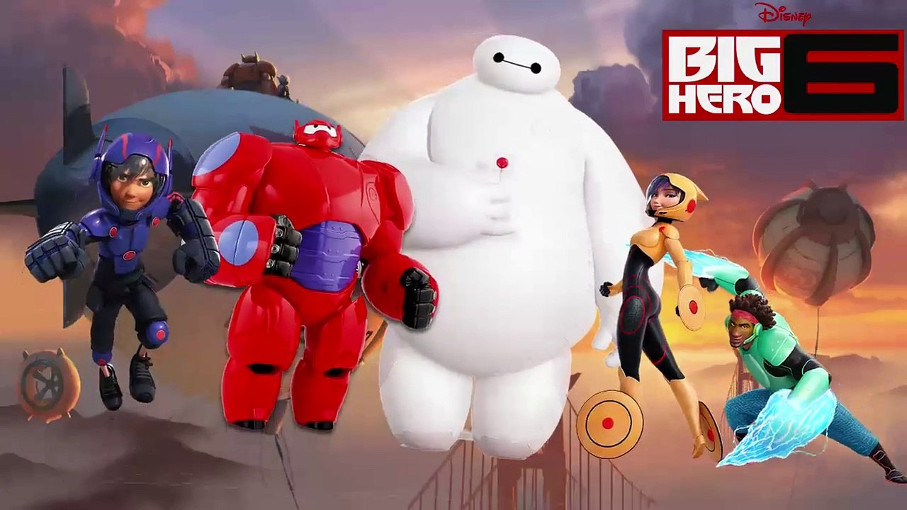 Big Hero 6 Finger Family | Nursery Rhyme for Children | 4K Video