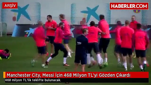 Manchester City, Messi İçin 468 Milyon TL'yi Gözden Çıkardı