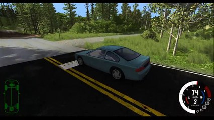 Spike Strip Testing 36 (Mud Pit Pileup) | BeamNG.drive