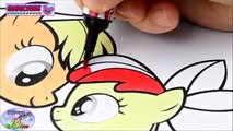 My Little Pony Coloring Book MLP Applejack Apple Bloom Episode Surprise Egg and Toy Collector SETC