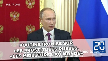 Скачать видео: Poutine ironise sur les prostituées russes, «les meilleures au monde»