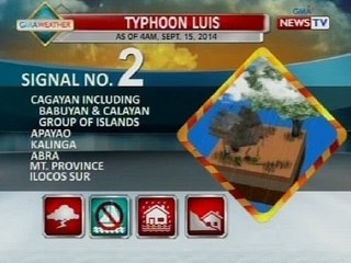 NTG: Storm signals, nakataas pa rin sa ilang probinsya sa Luzon