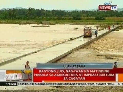 BT: Bagyong Luis, nag-iwan ng matinding pinsala sa agrikultura at imprastruktura sa Cagayan