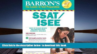 PDF [FREE] DOWNLOAD  Barron s SSAT/ISEE, 3rd Edition: High School Entrance Examinations TRIAL EBOOK