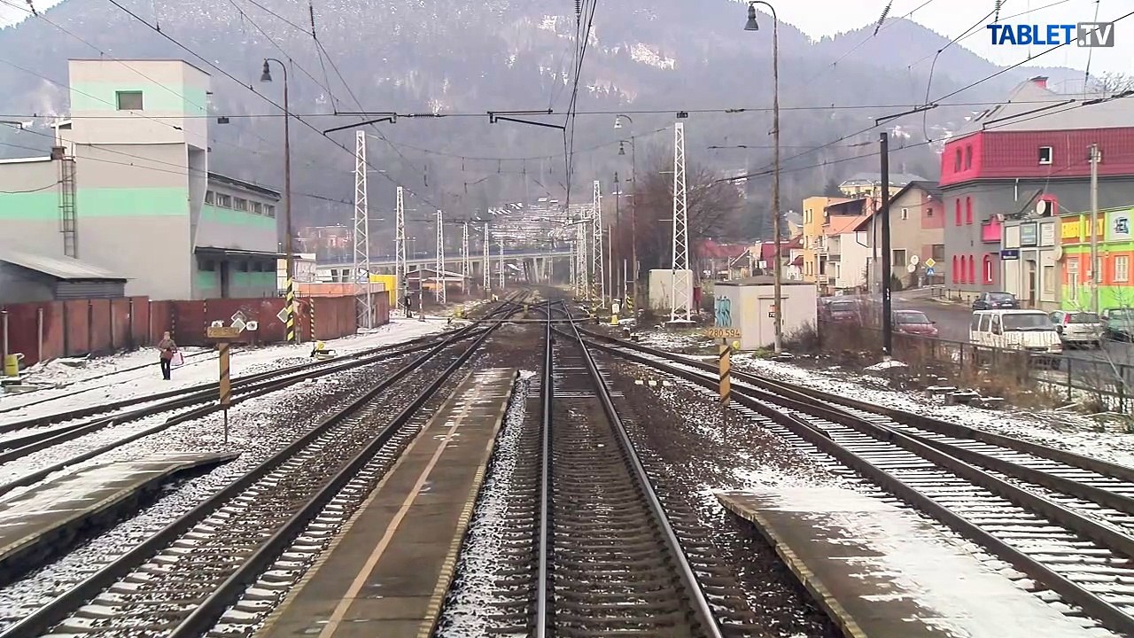 UNIKÁTNY VLAKOVÝ VIDEOPROJEKT: Z Liptovského Mikuláša do Žiliny