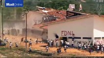 Brazilian police fire rubber bullets at inmates during riots