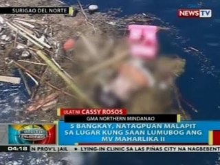 BP: 5 bangkay, natagpuan malapit sa lugar kung saan lumubog ang MV Maharklika II