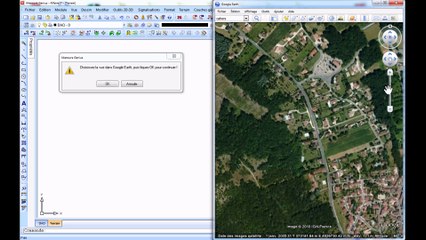 Google EARTH( Import MNT + image GoogleEarth dans Mensura)
