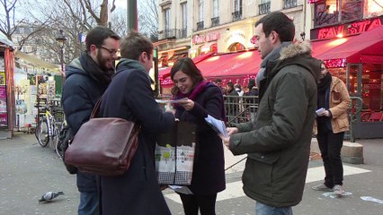 Les militants battent le pavé avant la primaire