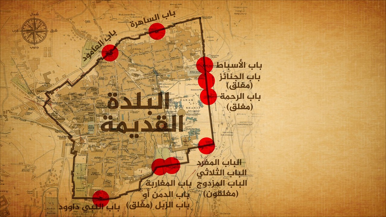 القدس-أبواب القدس.. لكل باب حكاية