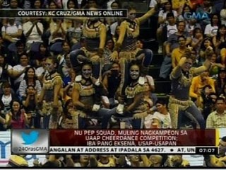 24 Oras: NU Pep Squad, muling nagkampeon sa UAAP Cheerdance Competition