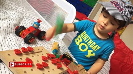 Kids Love Building! Little handyman. Handyman for kids. cars trucks nails hammers . Lets