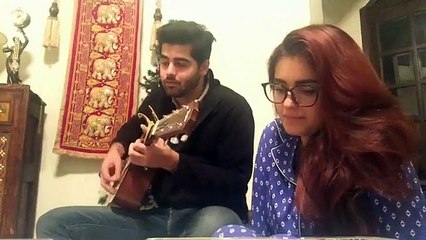 Momina Mustehsan singing along with her brother