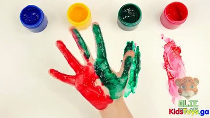 Learn Colors  Finger Paint Learning Colors and Sing Along