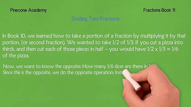Dividing Two Fractions - Book 11