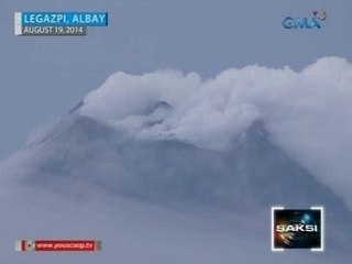 Saksi: Bulkang Mayon, nasa alert level 3 na