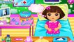 Dora The Explorer Sick - Doctor Caring Baby Dora Cartoon Games For Children