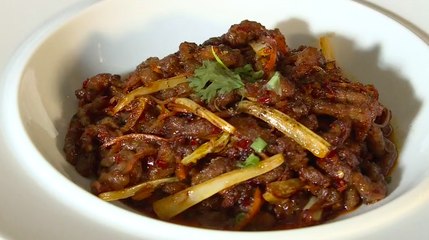 真好吃之干煸牛肉丝 - Zen Hao Chi : Boeuf frit à sec