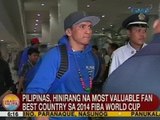 UB: PHL, hinirang na Most Valuable Fan Best Country sa 2014 FIBA World Cup