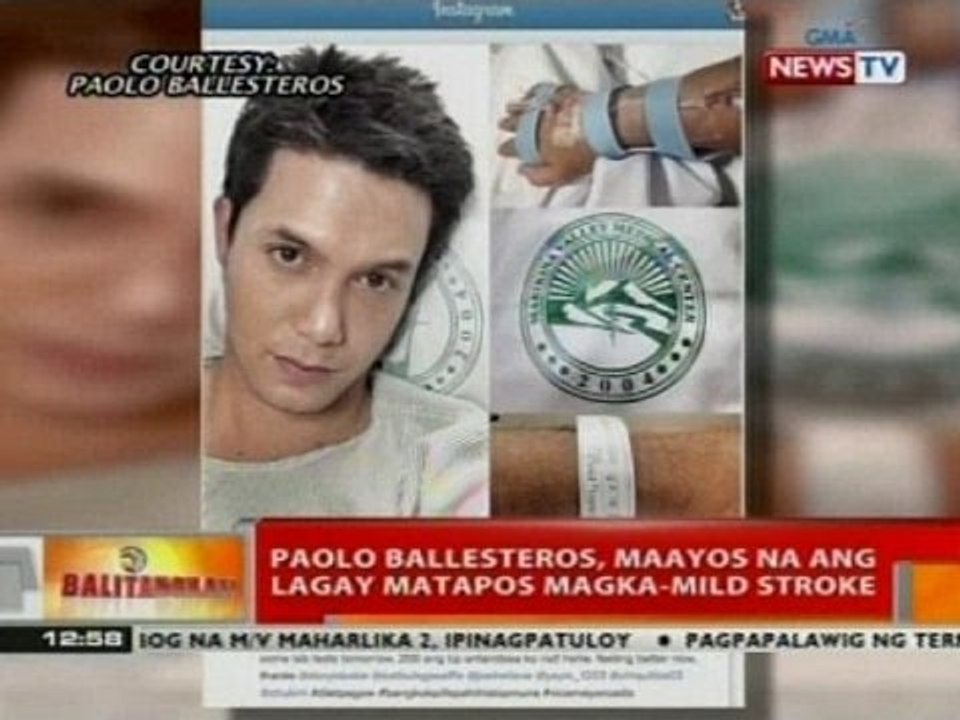 BT: Paolo Ballesteros, maayos na ang lagay matapos magka-mild stroke
