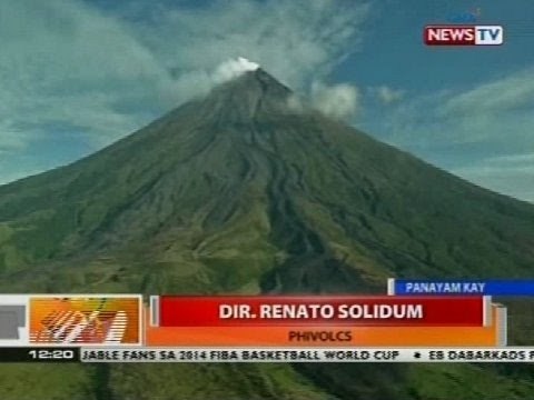 Panayam kay Dir. Renato Solidum kaugnay ng posibleng pagputok ng Bulkang Mayon