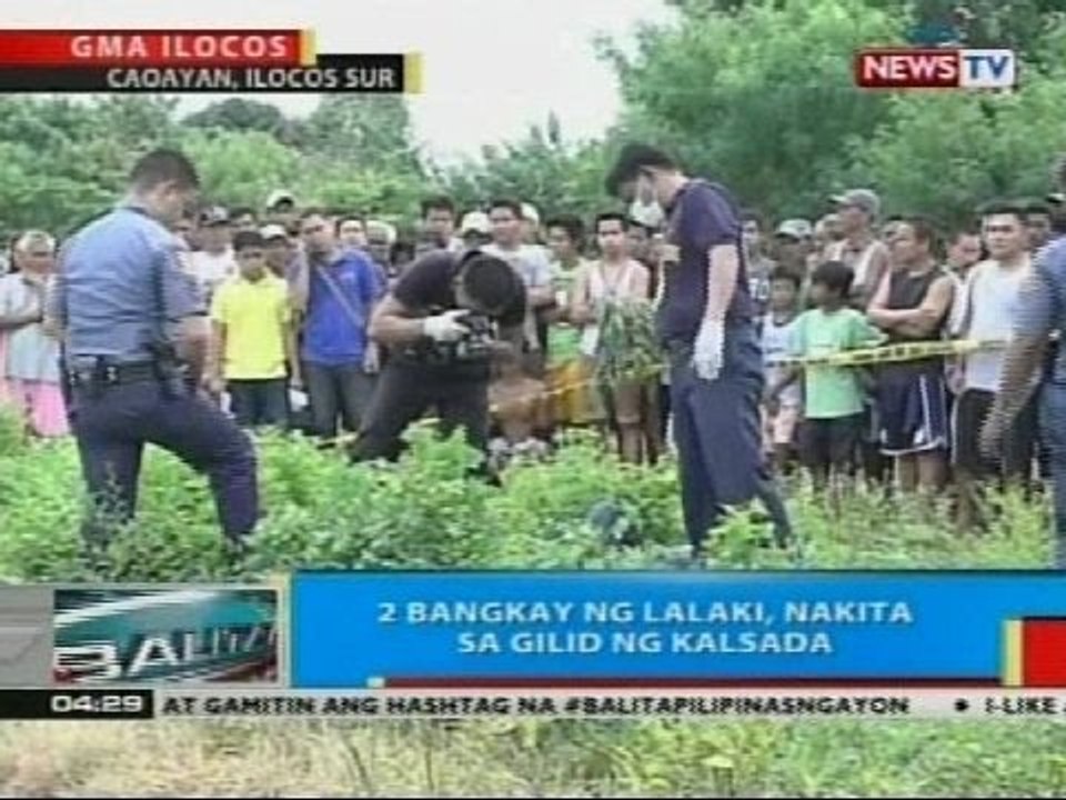 BP: 2 bangkay ng lalaki, nakita sa gilid ng kalsada sa Caoayan, Ilocos Sur