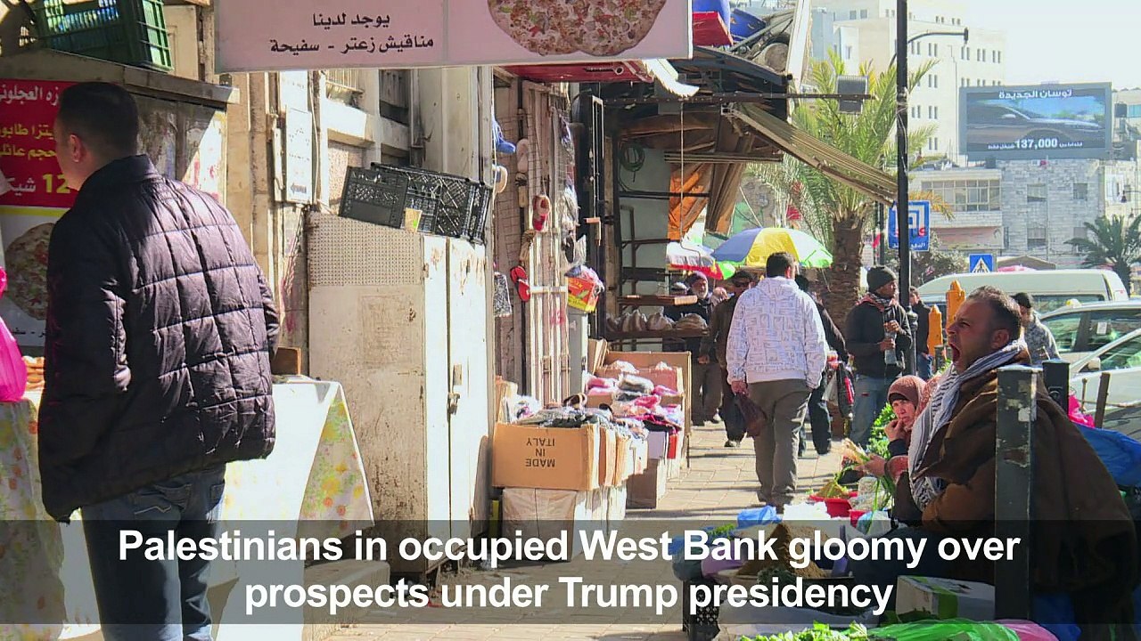 Palestinians in the West Bank expect "nothing good" from Trump