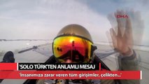 Solo Türk'ten anlamlı mesaj