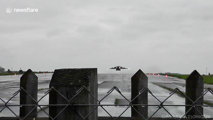 Boeing C-17 Globemaster III's taking off are extremely loud