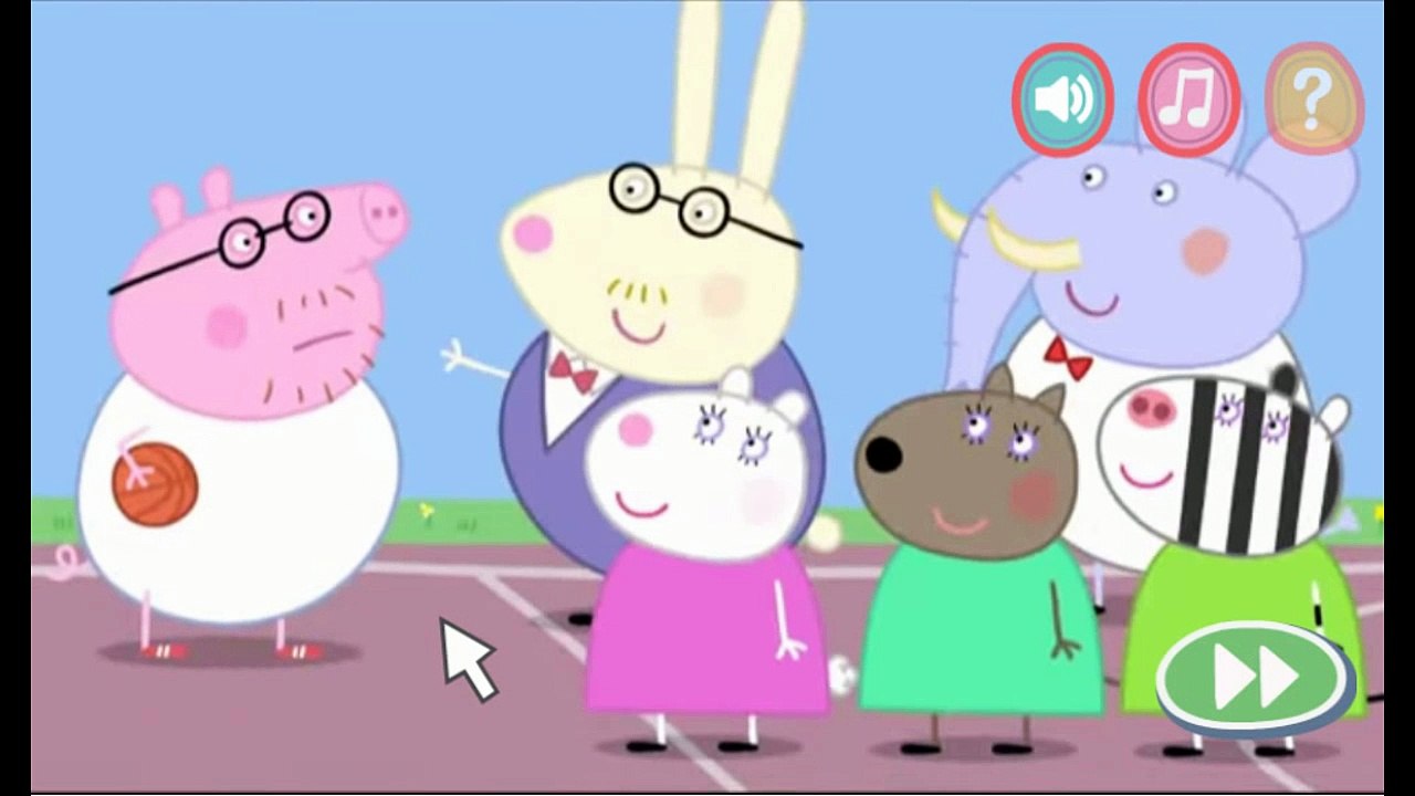 Свинка Пеппа игры для девочек бесплатно Баскетбол