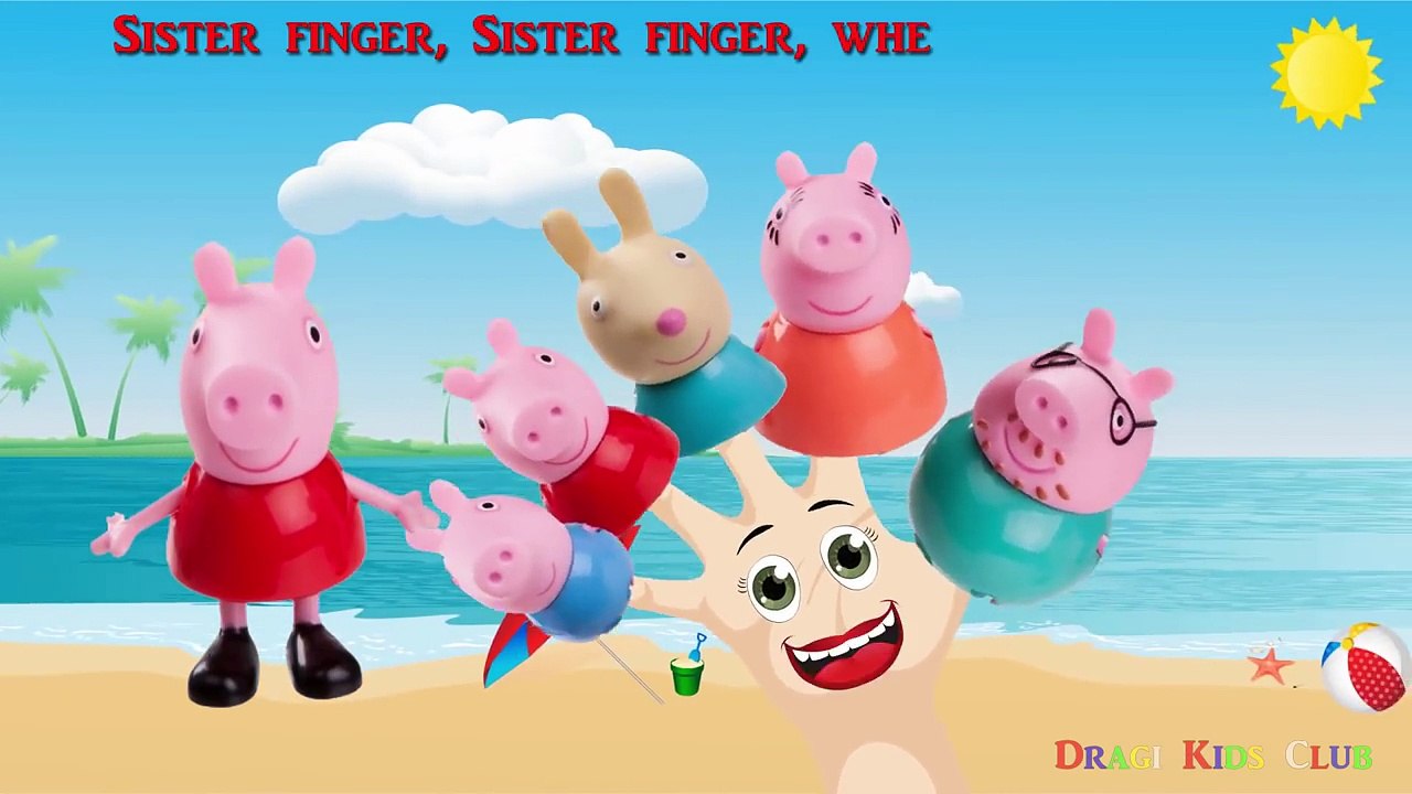 Finger семья свинка Пеппа песня | Детские песни...