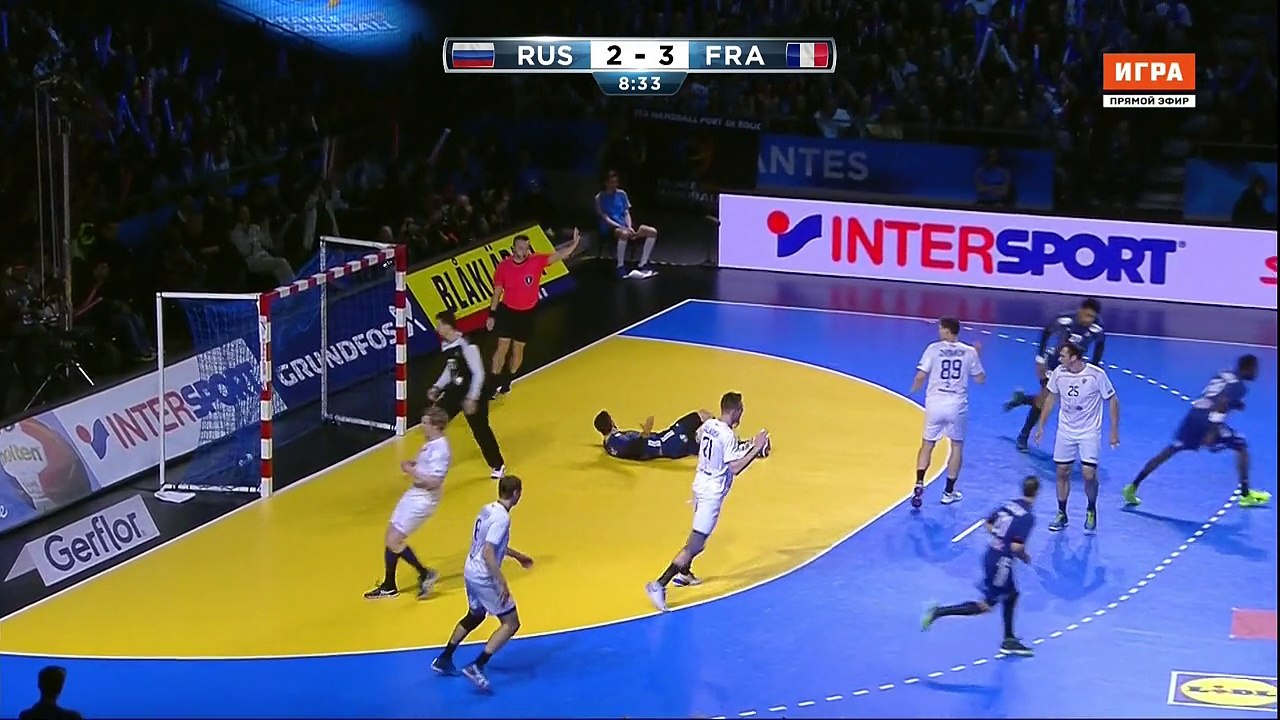 ЧМ по гандболу 2017. Россия - Франция. 1 тайм