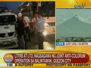 UB: LTFRB at LTO, nagsagawa ng joint anti-colorum operation sa Balintawak, QC